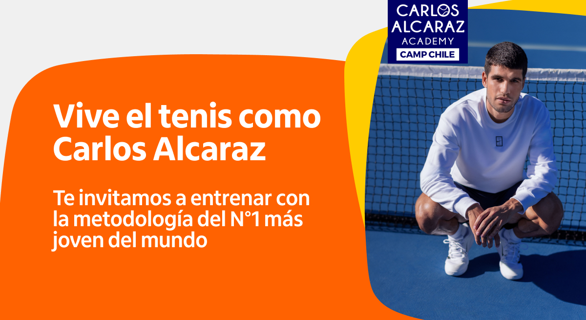 Vive el tenis como Carlos Alcaraz